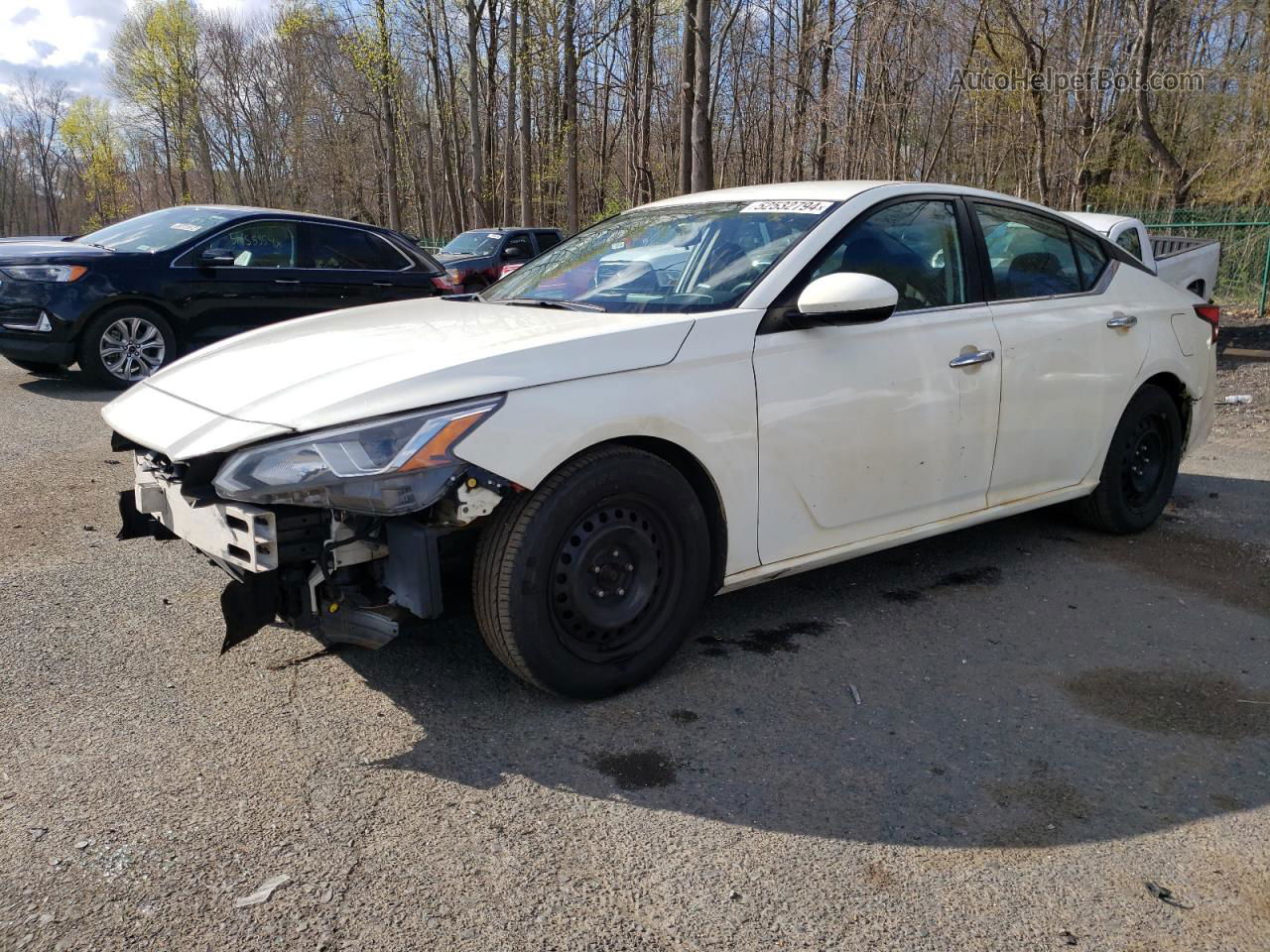 2020 Nissan Altima S White vin: 1N4BL4BVXLC208430