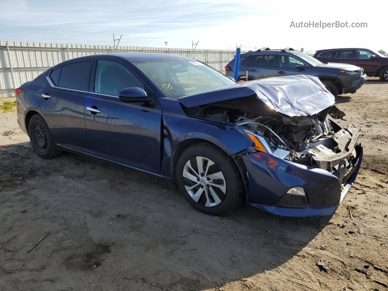 2020 Nissan Altima S Blue vin: 1N4BL4BVXLC243193