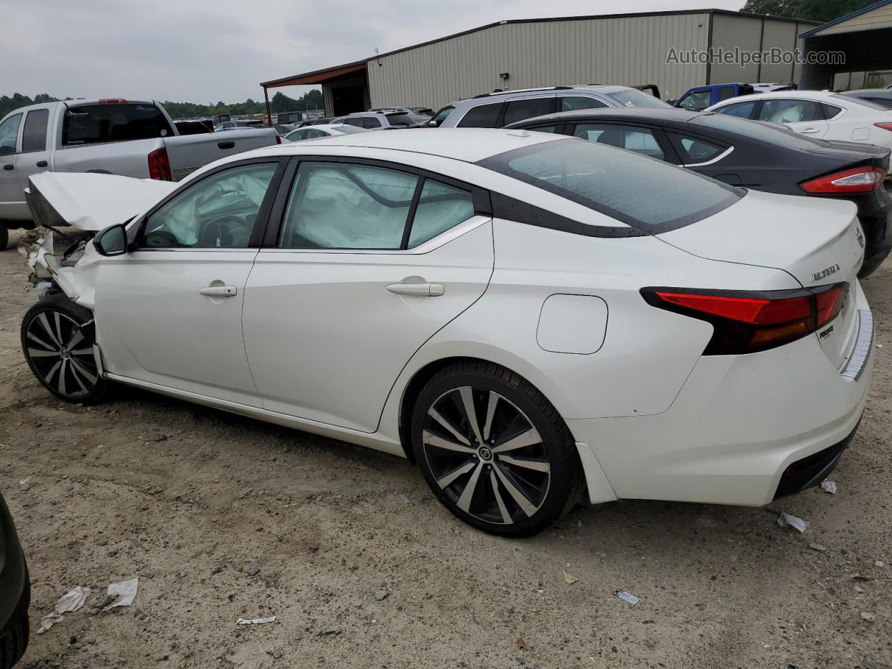 2019 Nissan Altima Sr White vin: 1N4BL4CV0KC131127