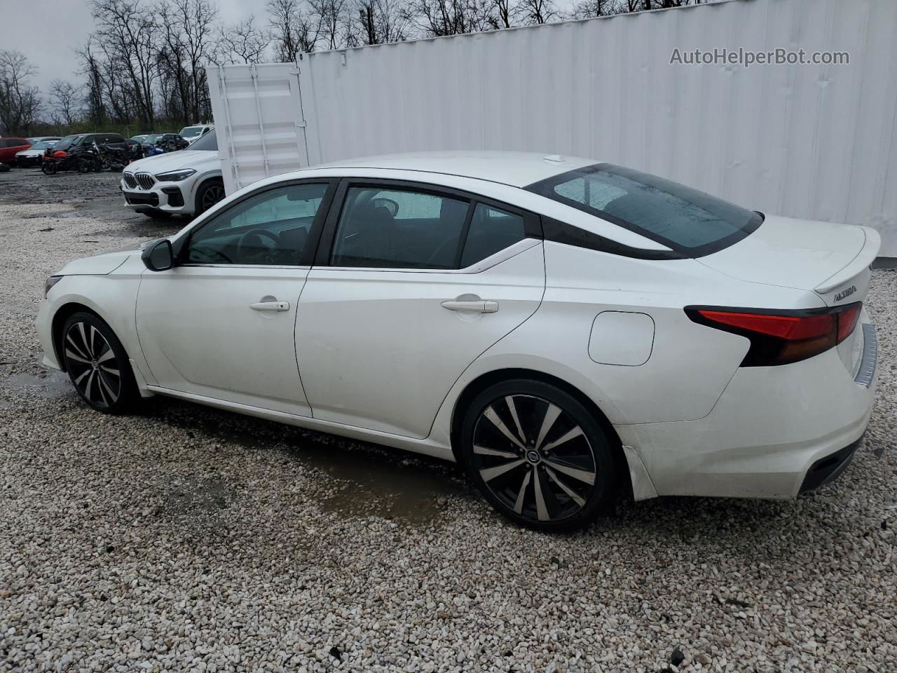 2019 Nissan Altima Sr Белый vin: 1N4BL4CV0KC186788