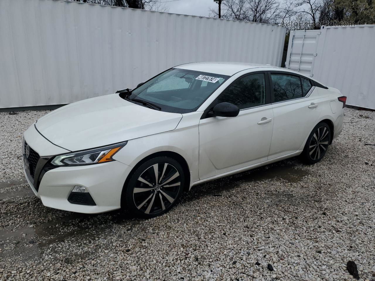 2019 Nissan Altima Sr White vin: 1N4BL4CV0KC186788