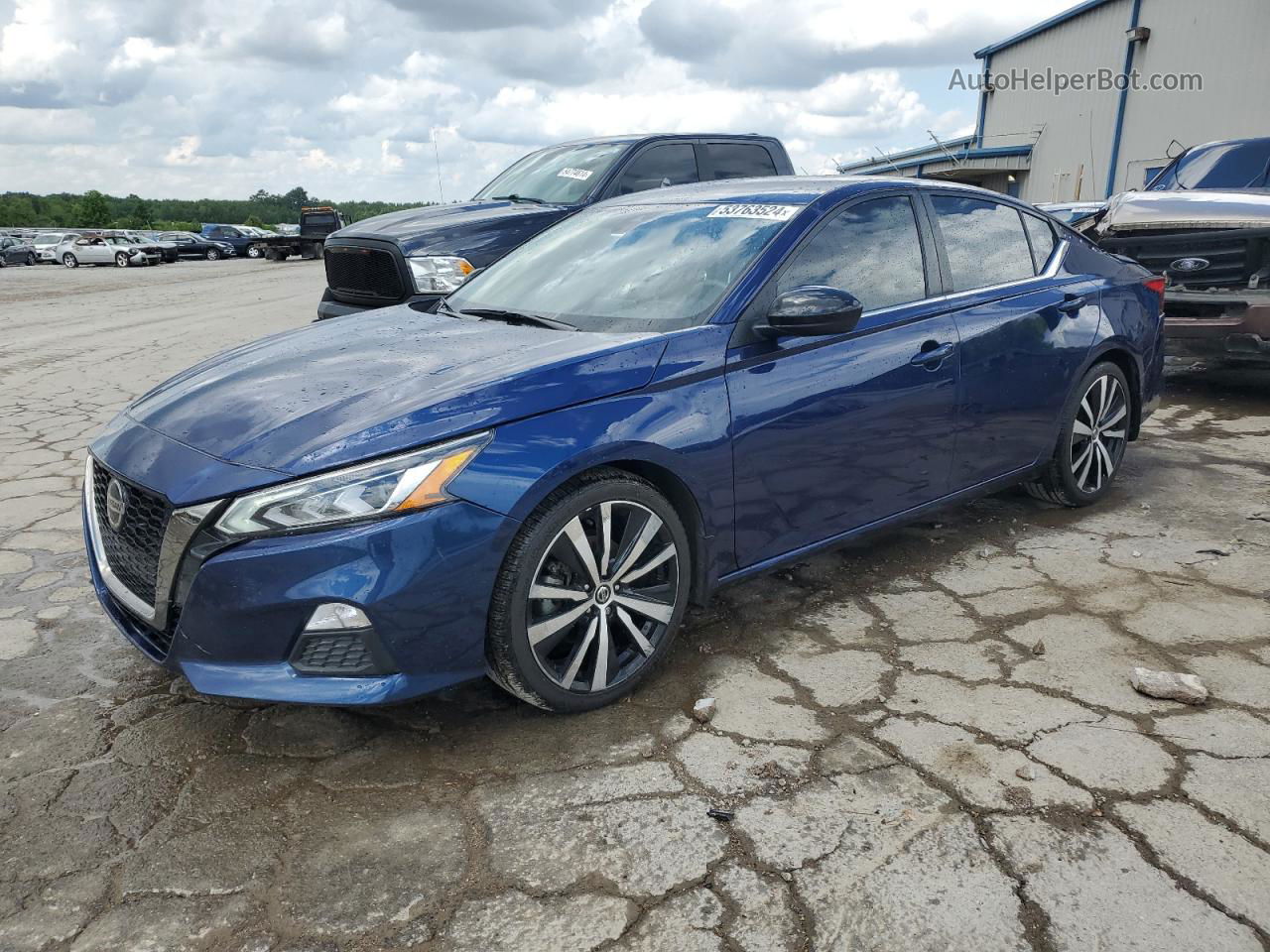 2020 Nissan Altima Sr Blue vin: 1N4BL4CV0LC187151