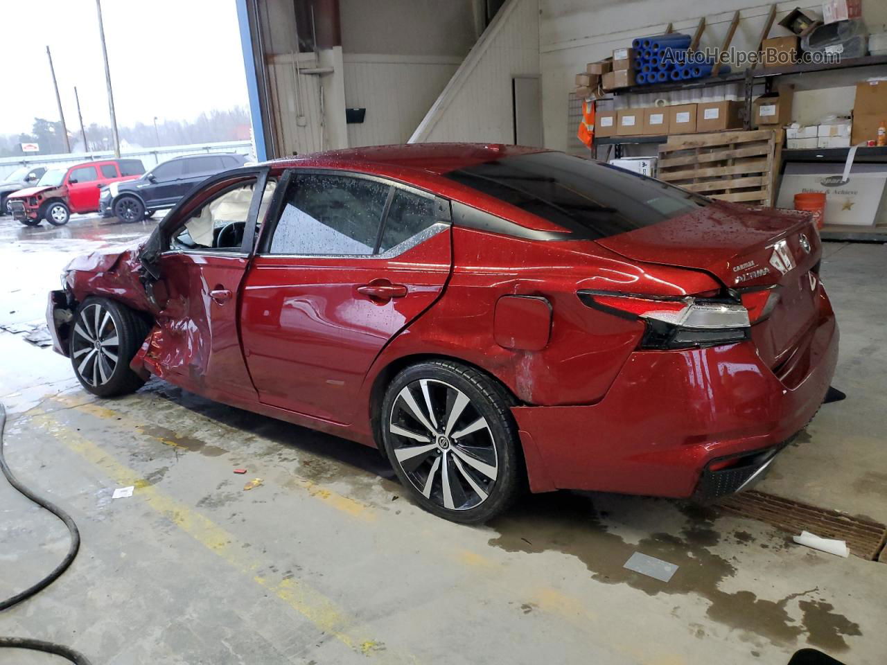 2020 Nissan Altima Sr Red vin: 1N4BL4CV0LC227079