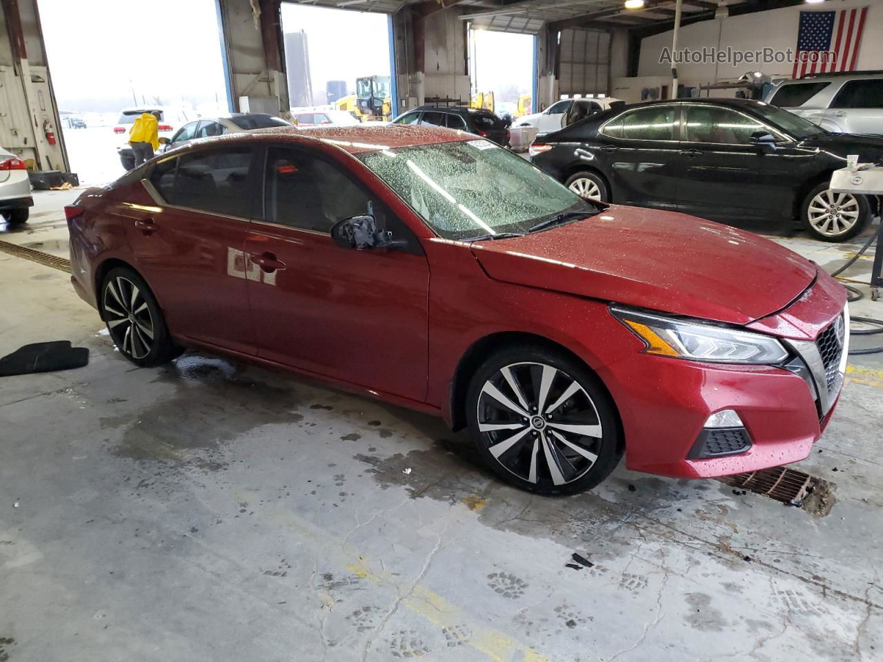 2020 Nissan Altima Sr Red vin: 1N4BL4CV0LC227079