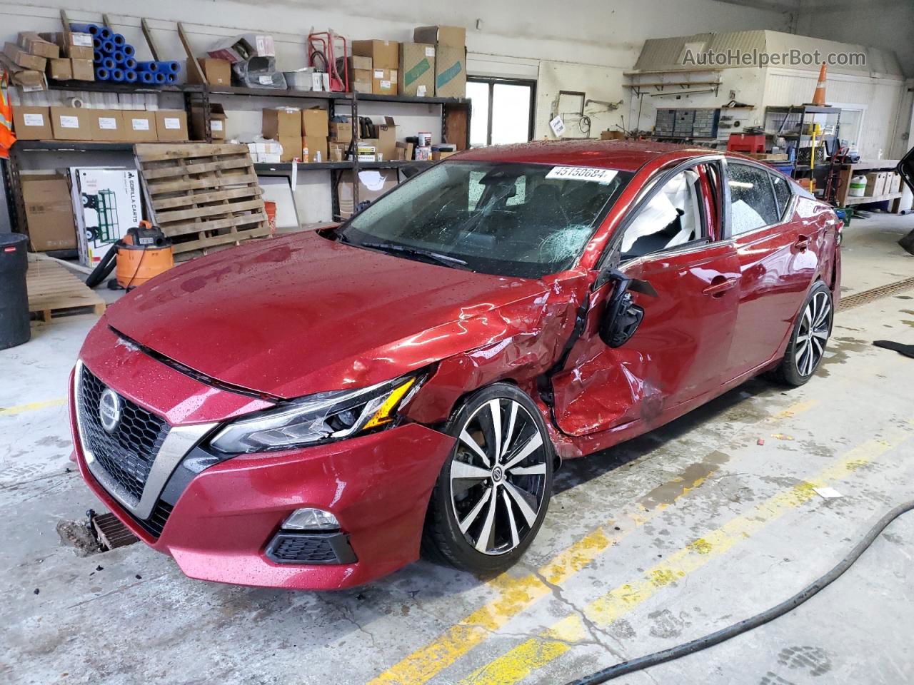 2020 Nissan Altima Sr Red vin: 1N4BL4CV0LC227079