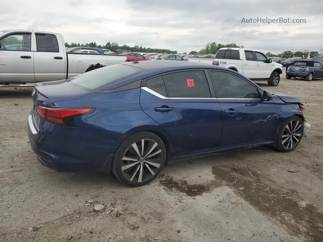 2020 Nissan Altima Sr Blue vin: 1N4BL4CV0LC248966