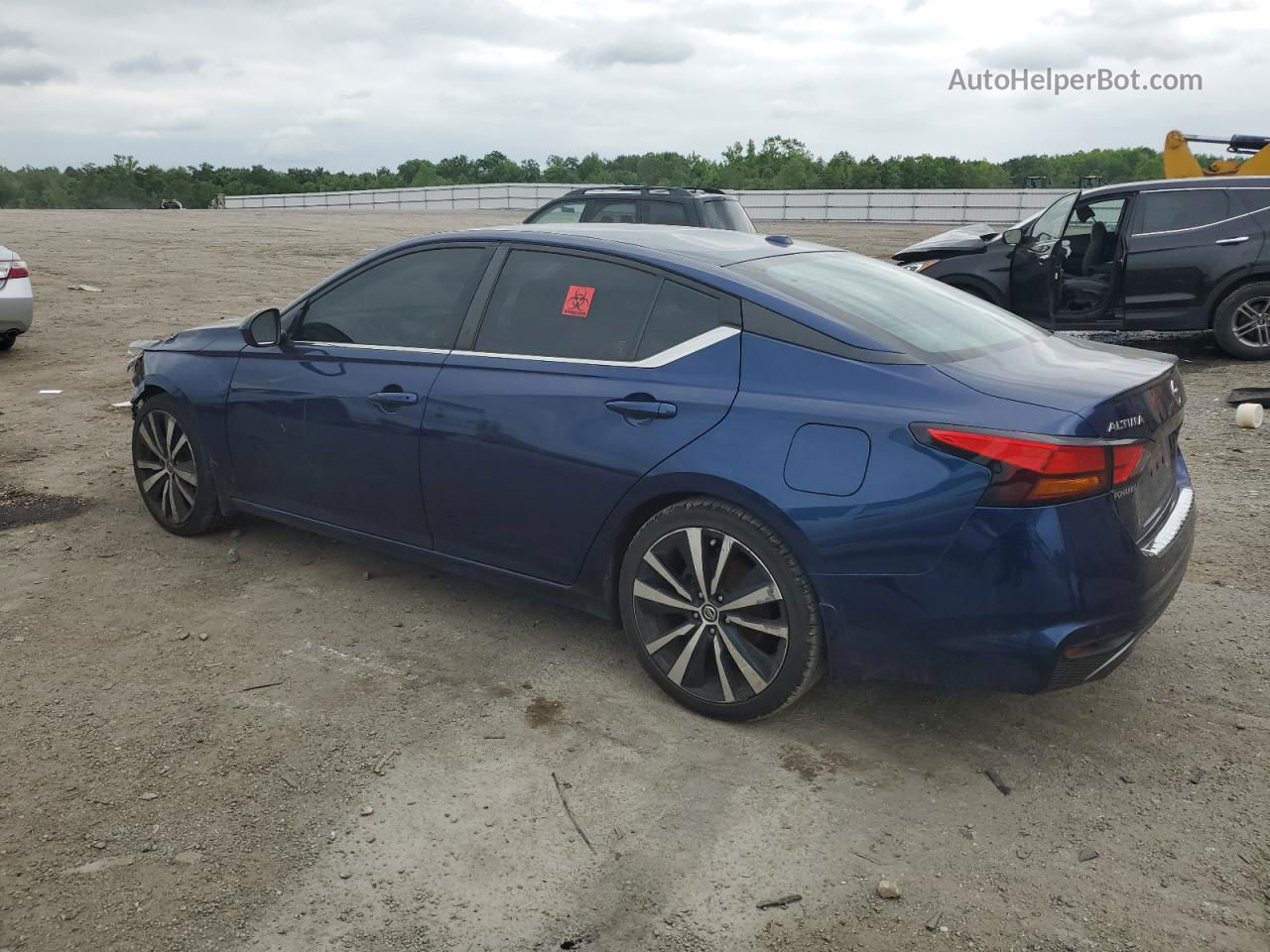 2020 Nissan Altima Sr Blue vin: 1N4BL4CV0LC248966