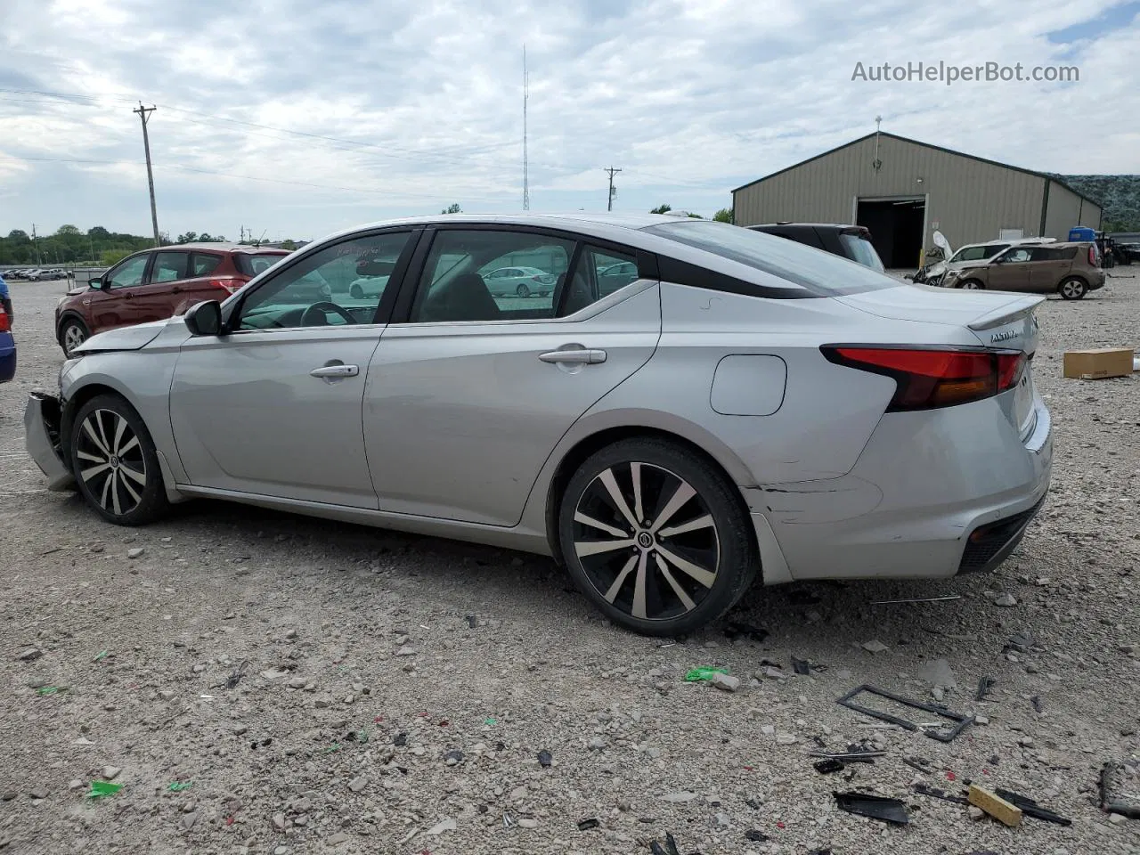 2021 Nissan Altima Sr Silver vin: 1N4BL4CV0MN328550