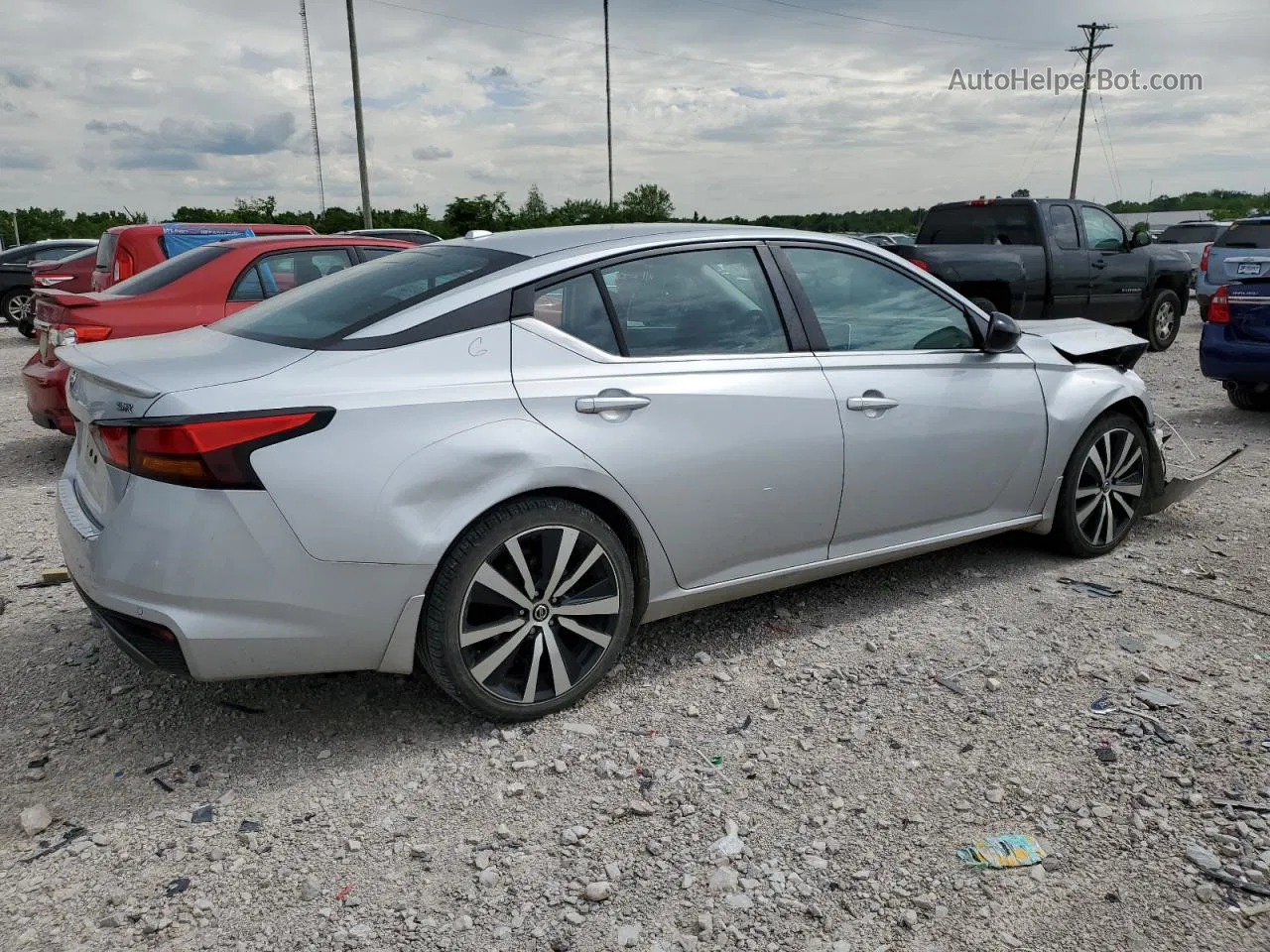 2021 Nissan Altima Sr Silver vin: 1N4BL4CV0MN328550