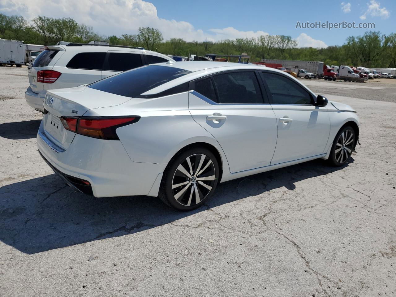 2021 Nissan Altima Sr White vin: 1N4BL4CV0MN339791