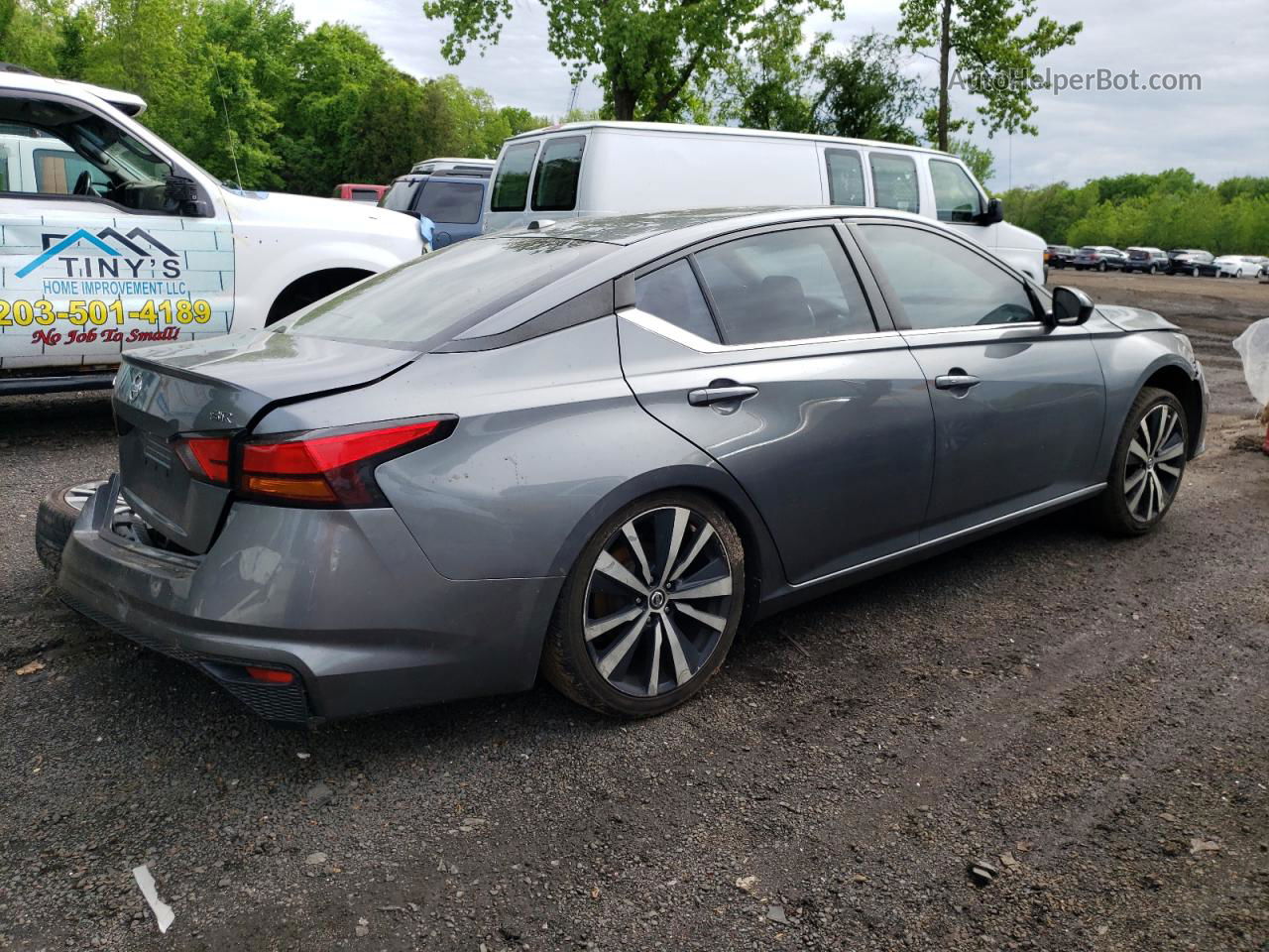 2019 Nissan Altima Sr Gray vin: 1N4BL4CV1KC156621