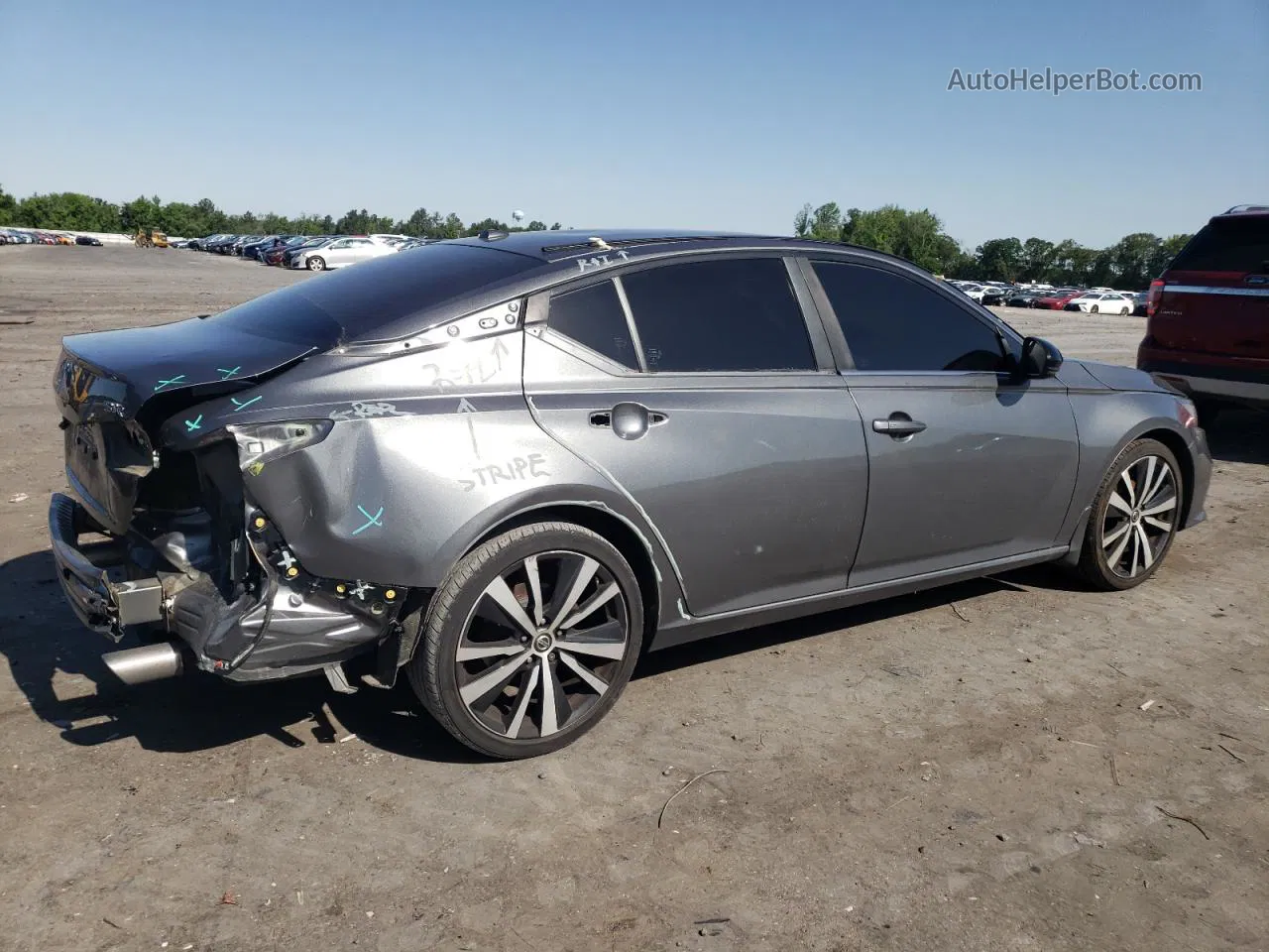 2019 Nissan Altima Sr Серый vin: 1N4BL4CV1KC237151