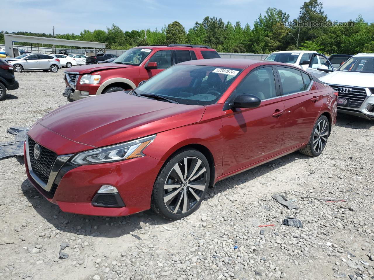 2019 Nissan Altima Sr Red vin: 1N4BL4CV1KN325122