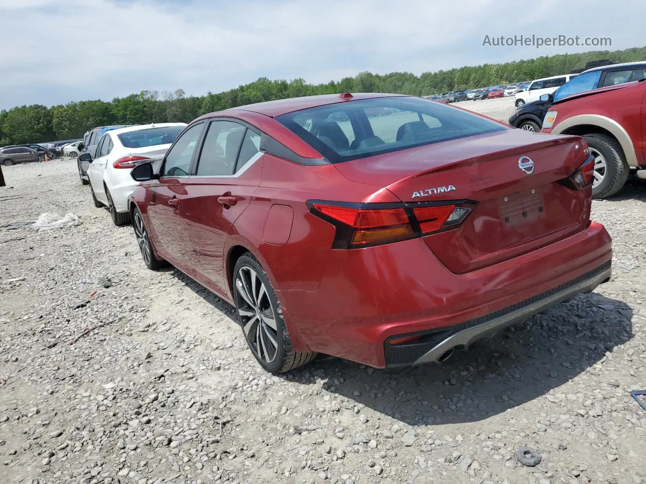 2019 Nissan Altima Sr Red vin: 1N4BL4CV1KN325122