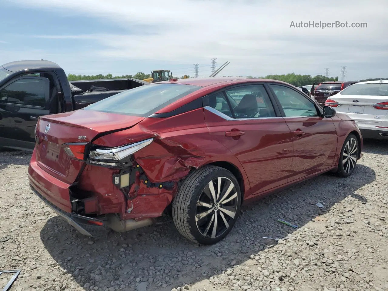 2019 Nissan Altima Sr Red vin: 1N4BL4CV1KN325122