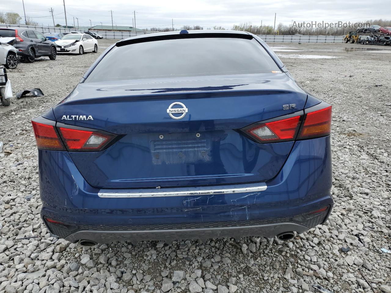 2020 Nissan Altima Sr Синий vin: 1N4BL4CV1LC285539