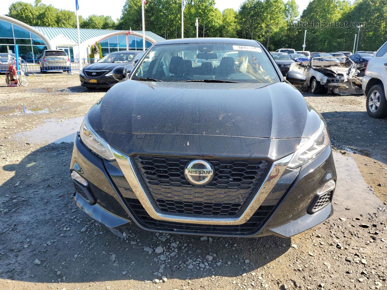 2021 Nissan Altima Sr Черный vin: 1N4BL4CV1MN328055