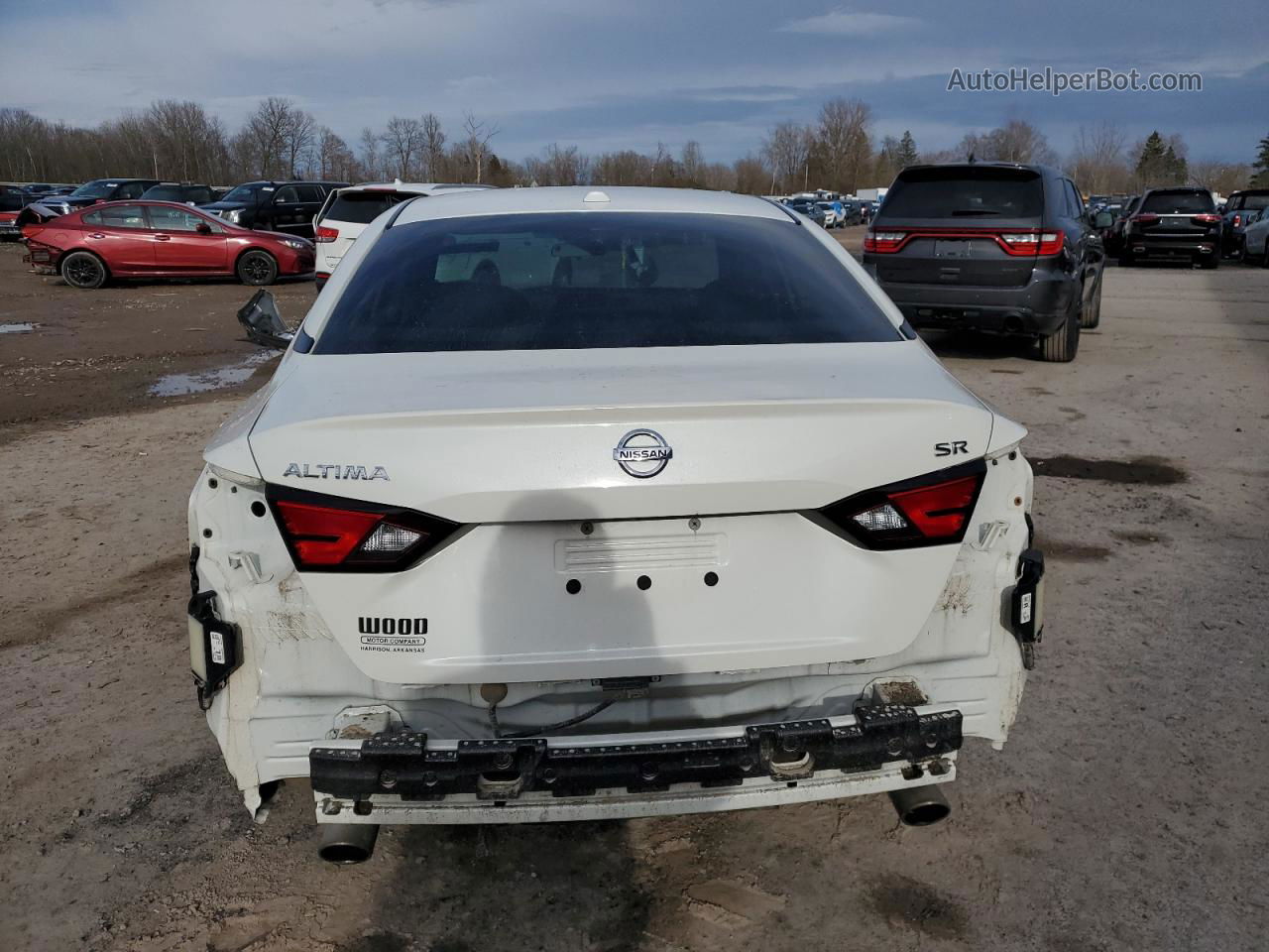 2021 Nissan Altima Sr White vin: 1N4BL4CV1MN338536