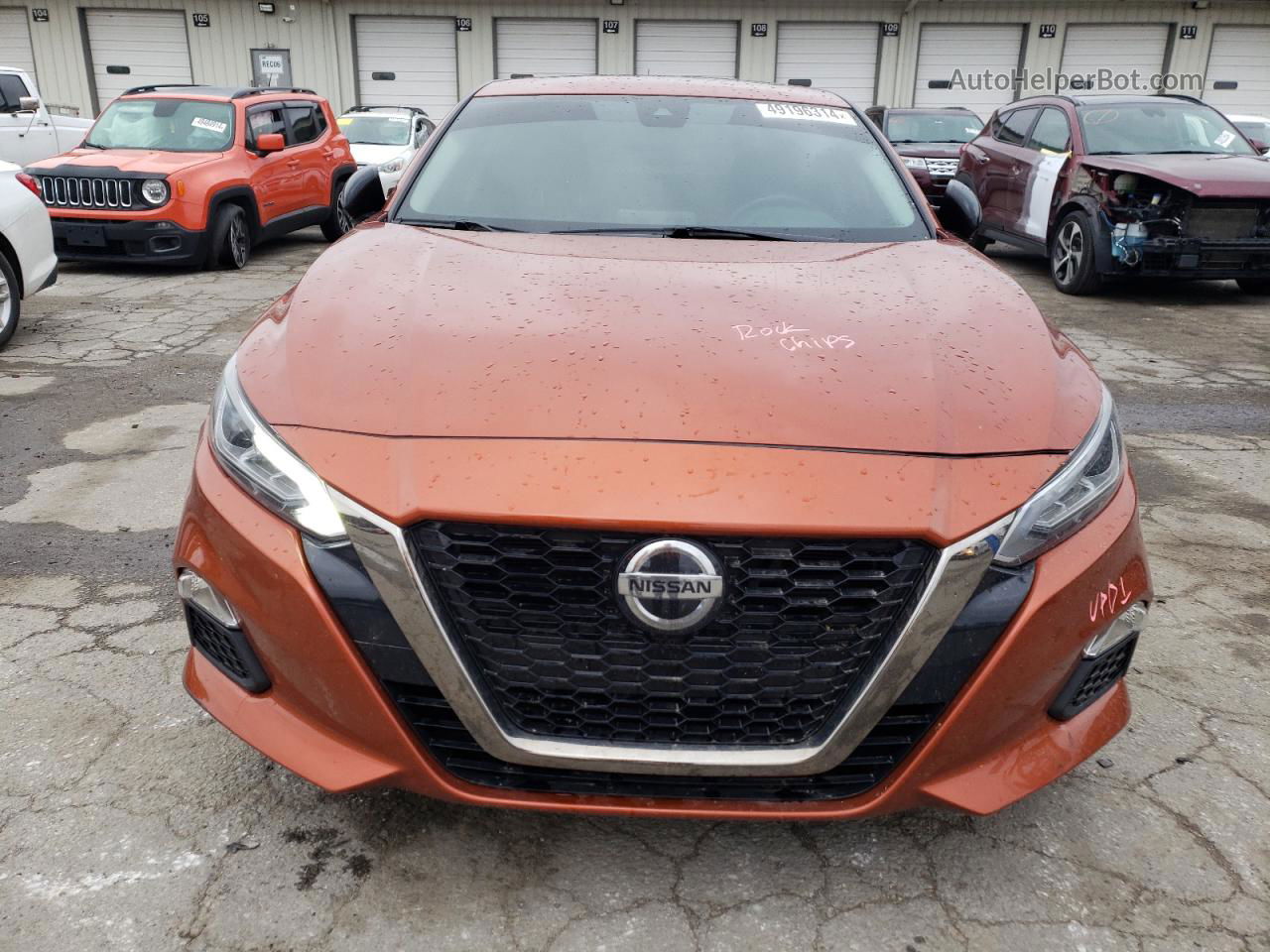 2021 Nissan Altima Sr Orange vin: 1N4BL4CV1MN356874