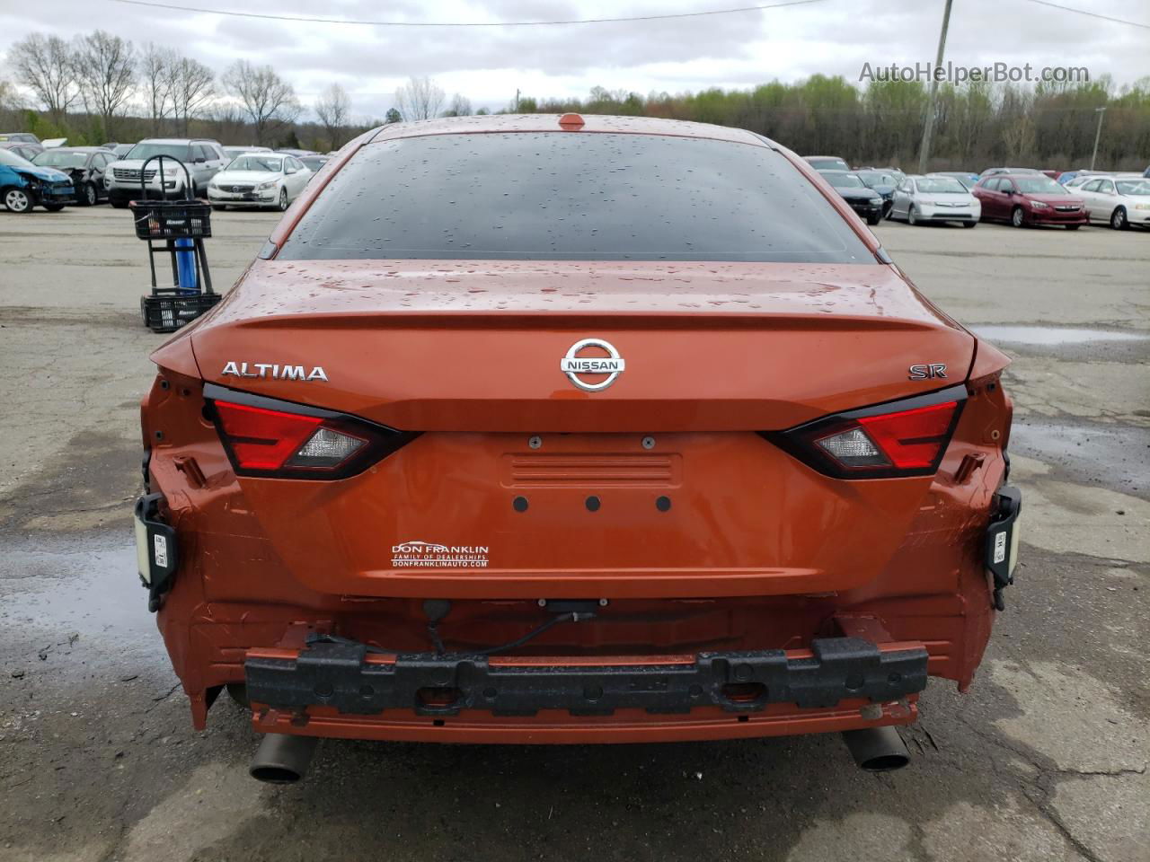 2021 Nissan Altima Sr Orange vin: 1N4BL4CV1MN356874