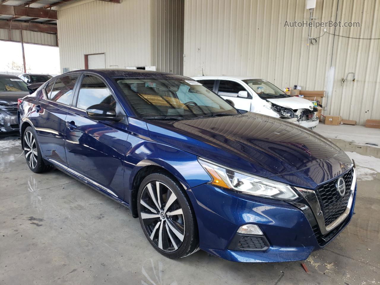 2019 Nissan Altima Sr Blue vin: 1N4BL4CV2KC249034