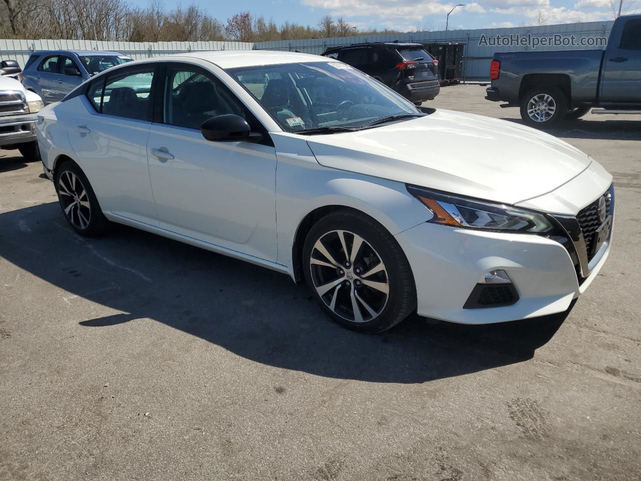 2020 Nissan Altima Sr White vin: 1N4BL4CV2LC125394