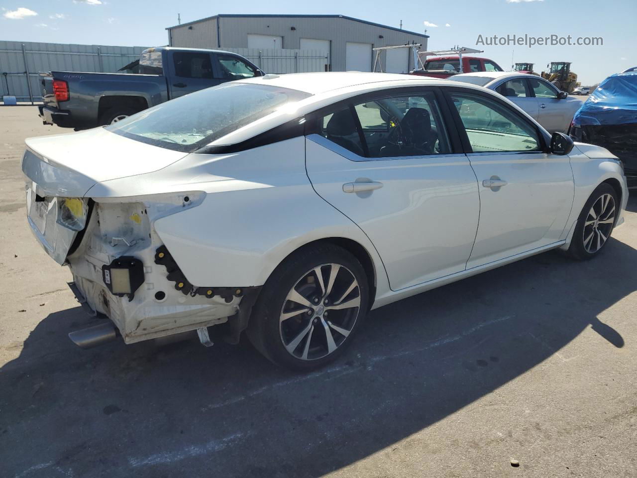 2020 Nissan Altima Sr White vin: 1N4BL4CV2LC125394