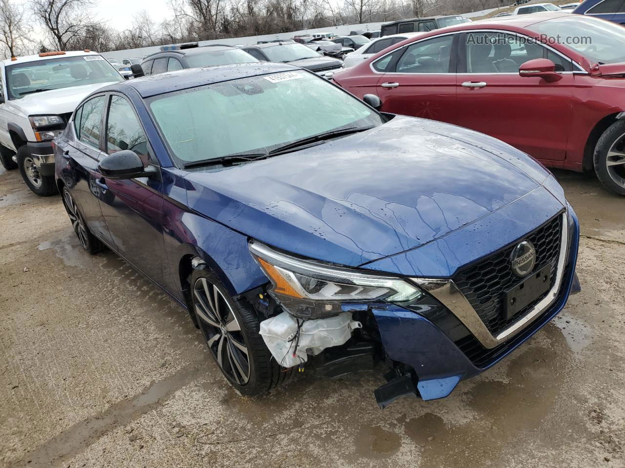 2020 Nissan Altima Sr Blue vin: 1N4BL4CV2LC273030