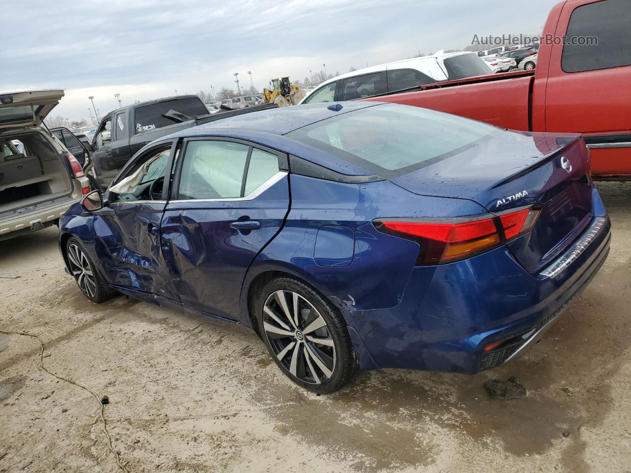 2020 Nissan Altima Sr Blue vin: 1N4BL4CV2LC273030