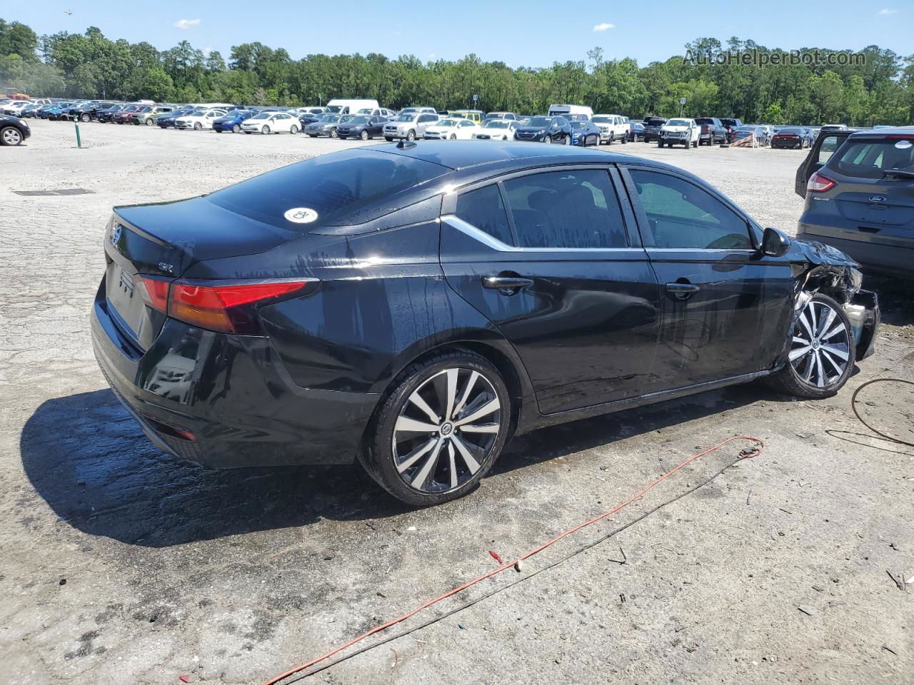 2021 Nissan Altima Sr Black vin: 1N4BL4CV2MN318943