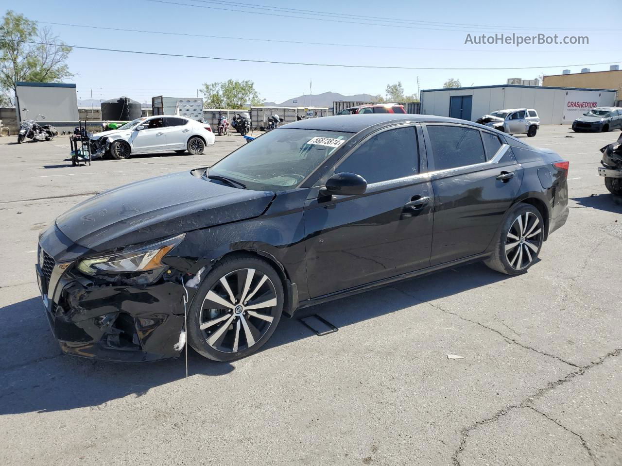 2021 Nissan Altima Sr Black vin: 1N4BL4CV2MN331935