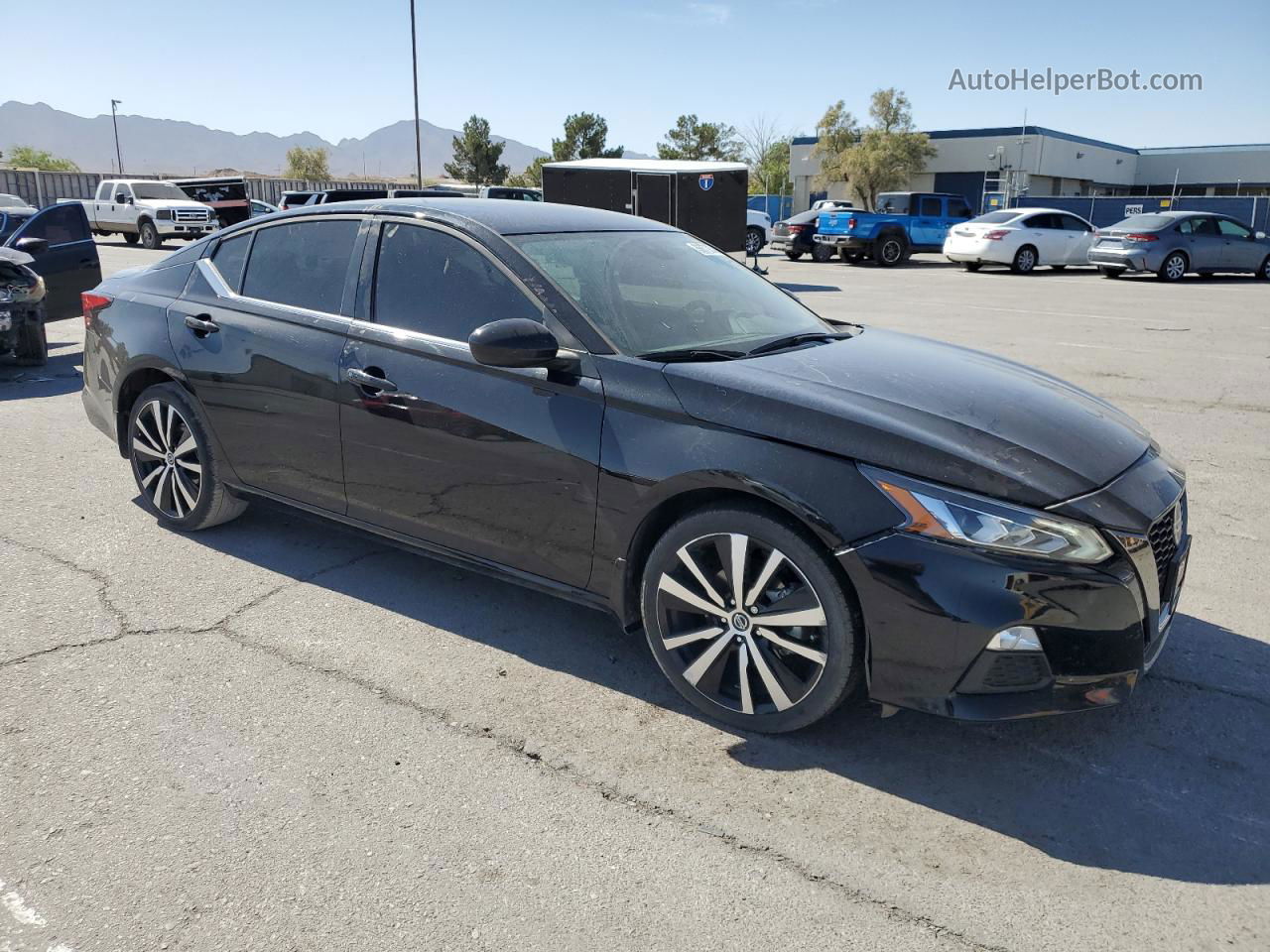 2021 Nissan Altima Sr Черный vin: 1N4BL4CV2MN331935