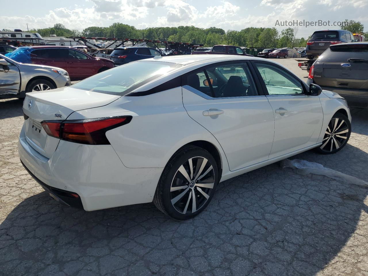 2021 Nissan Altima Sr White vin: 1N4BL4CV2MN332194