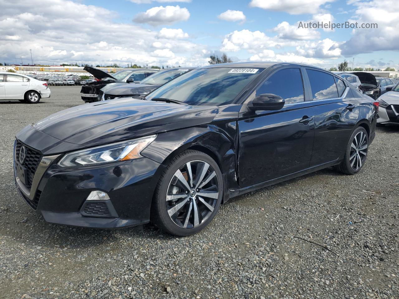 2021 Nissan Altima Sr Black vin: 1N4BL4CV2MN341798