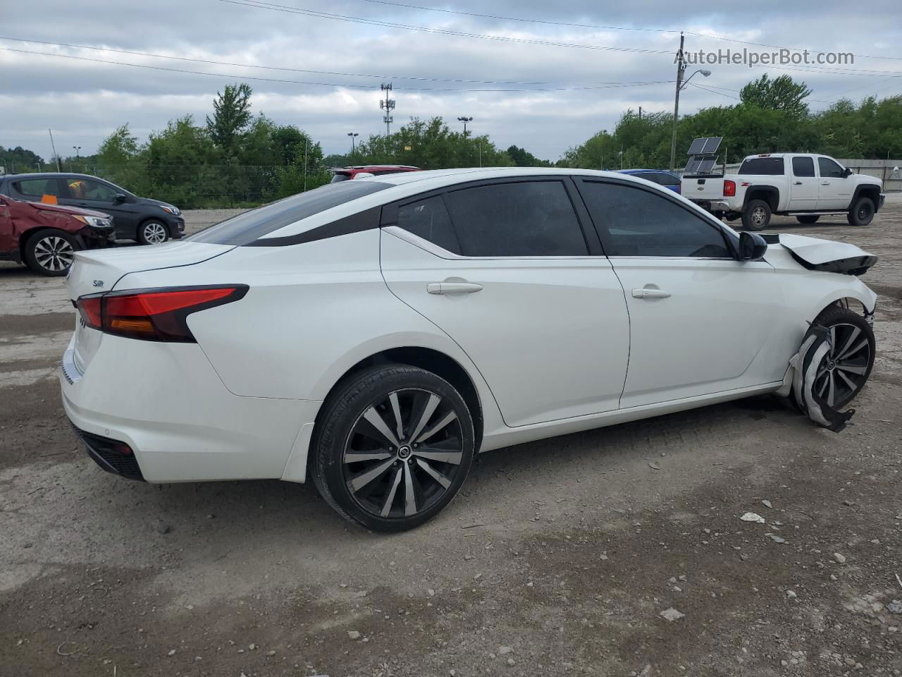 2021 Nissan Altima Sr White vin: 1N4BL4CV2MN372064