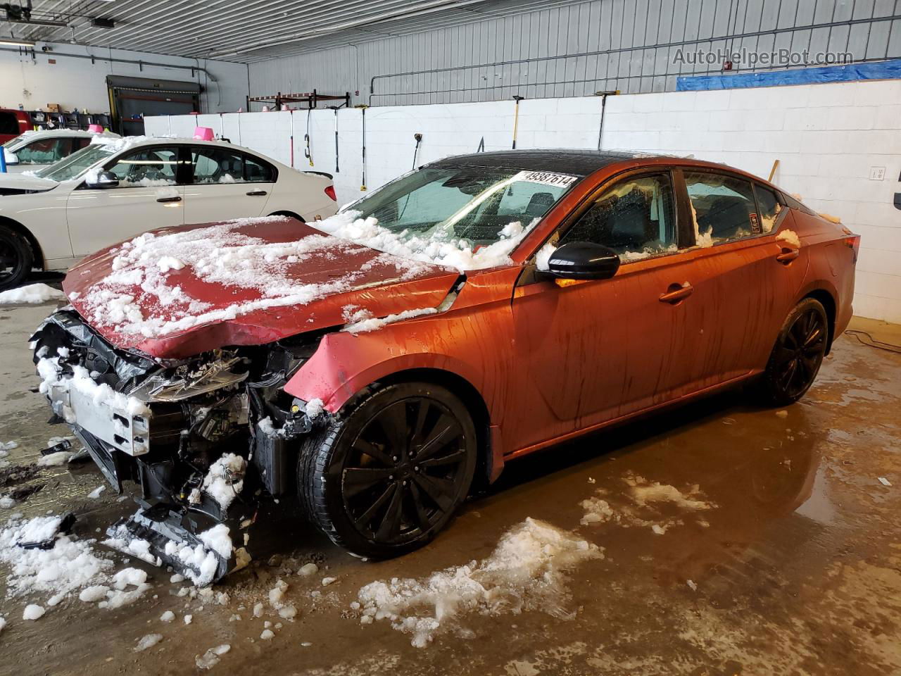 2021 Nissan Altima Sr Red vin: 1N4BL4CV2MN383503