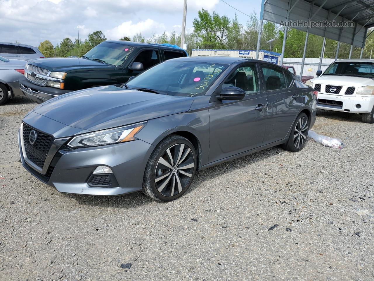 2021 Nissan Altima Sr Gray vin: 1N4BL4CV2MN387549