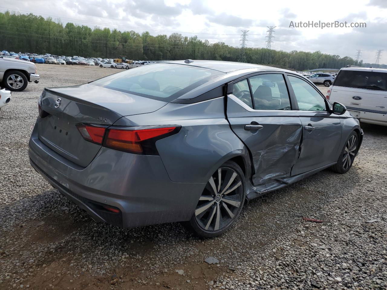 2021 Nissan Altima Sr Gray vin: 1N4BL4CV2MN387549