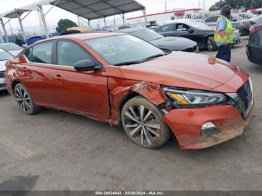 2021 Nissan Altima Sr Fwd Orange vin: 1N4BL4CV2MN412708