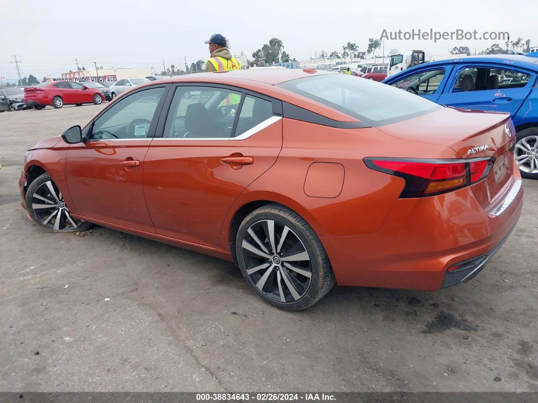 2021 Nissan Altima Sr Fwd Orange vin: 1N4BL4CV2MN412708