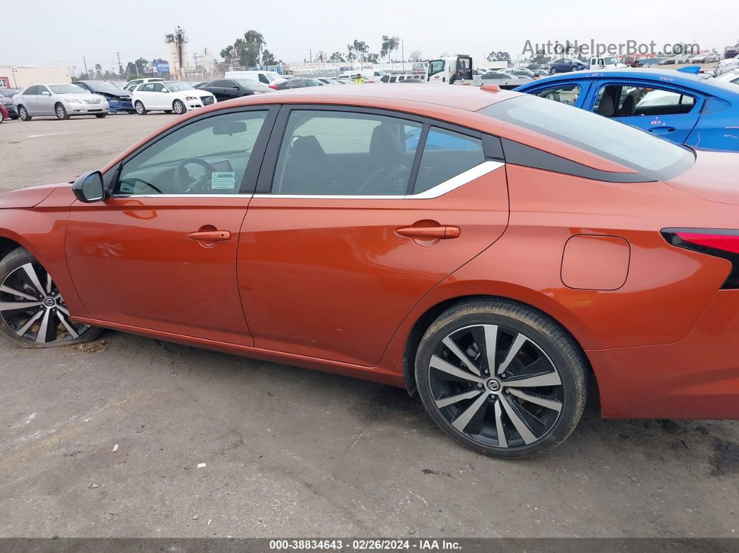 2021 Nissan Altima Sr Fwd Orange vin: 1N4BL4CV2MN412708