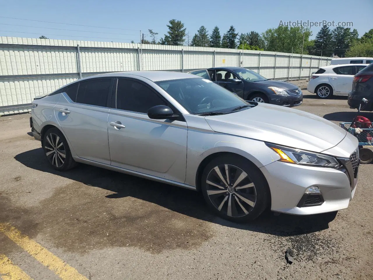 2019 Nissan Altima Sr Silver vin: 1N4BL4CV3KC169225