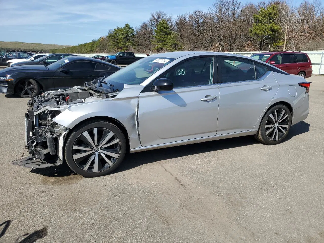 2020 Nissan Altima Sr Серебряный vin: 1N4BL4CV3LC181960