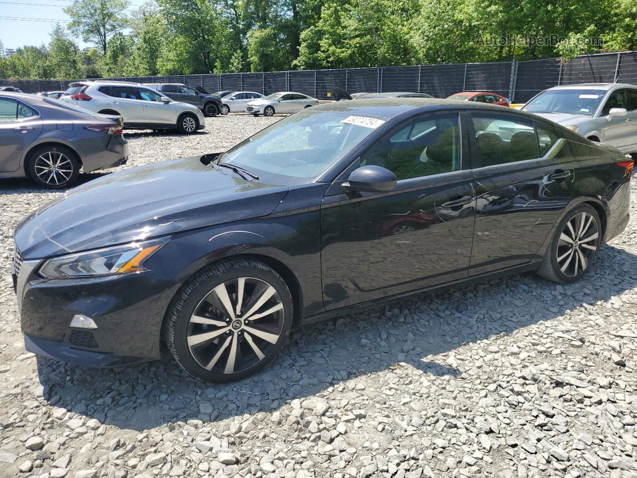 2021 Nissan Altima Sr Черный vin: 1N4BL4CV3MN340448