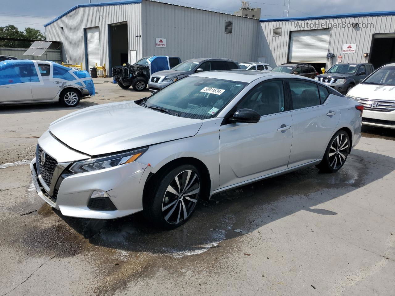 2021 Nissan Altima Sr Silver vin: 1N4BL4CV3MN344936