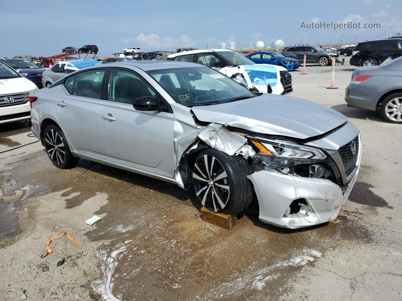 2021 Nissan Altima Sr Silver vin: 1N4BL4CV3MN344936