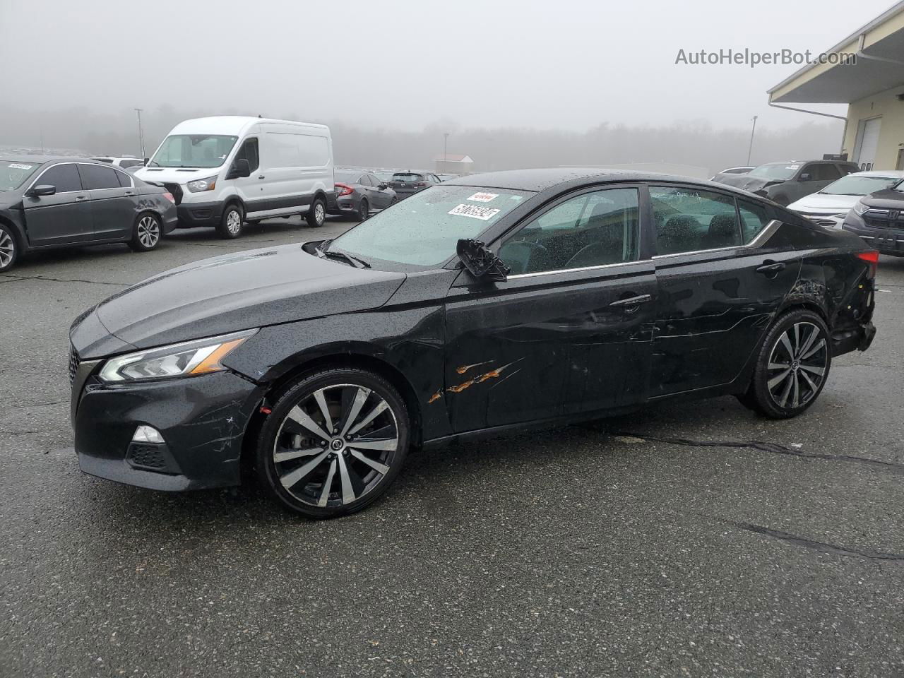 2021 Nissan Altima Sr Черный vin: 1N4BL4CV3MN364443