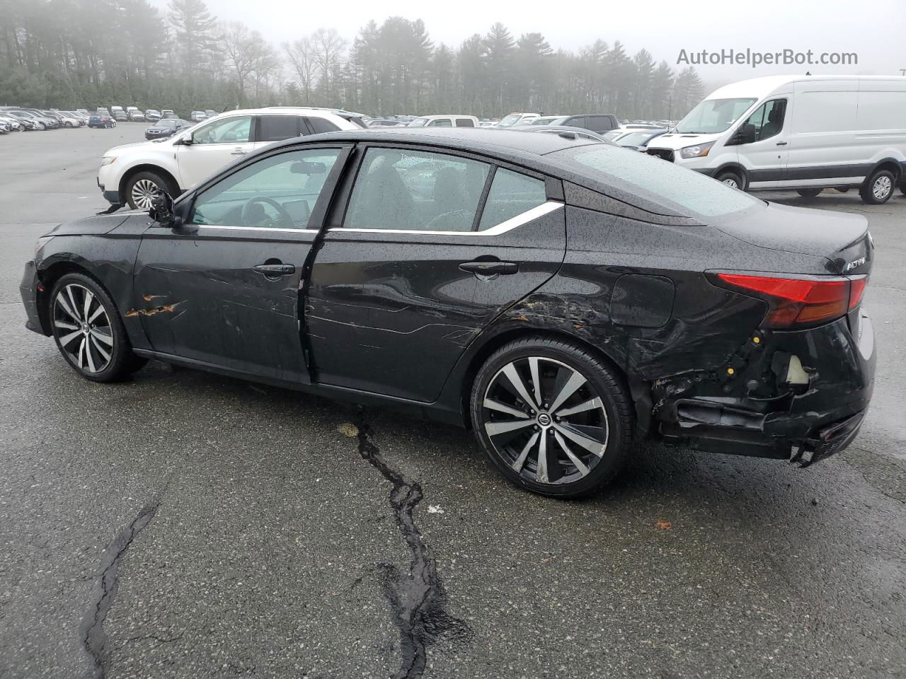 2021 Nissan Altima Sr Черный vin: 1N4BL4CV3MN364443