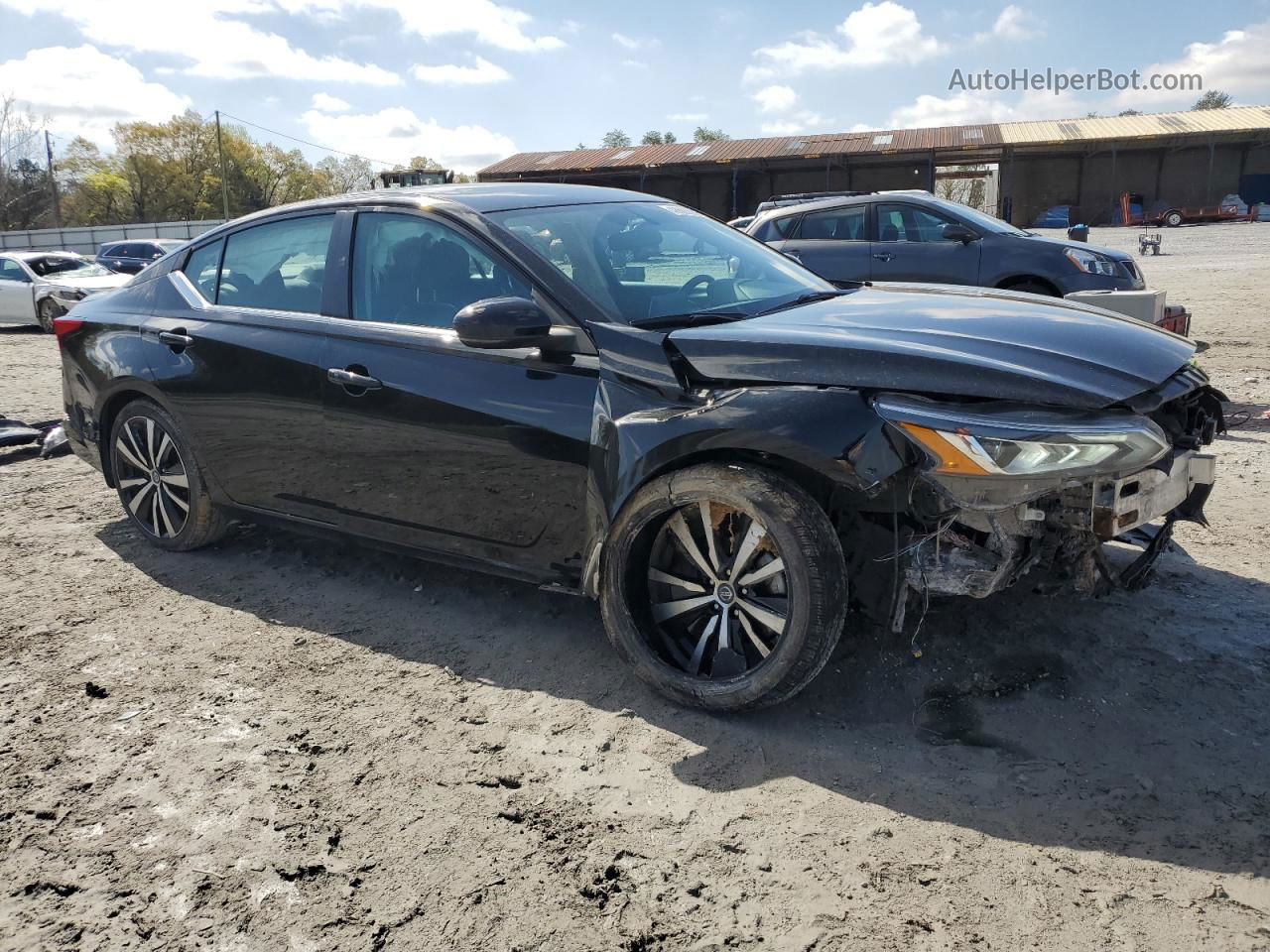 2019 Nissan Altima Sr Черный vin: 1N4BL4CV4KC108434