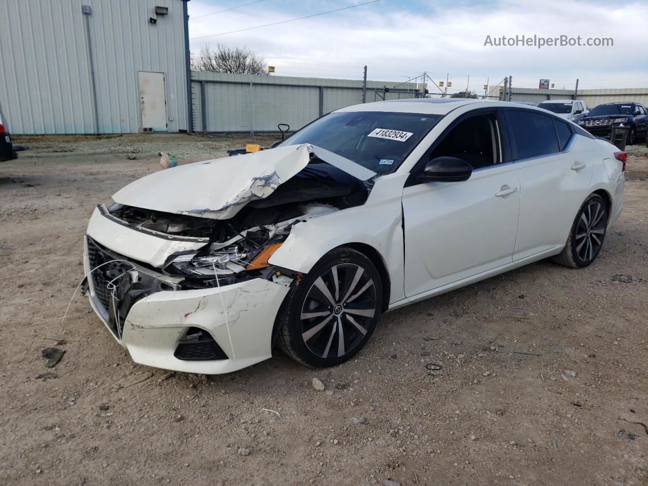 2020 Nissan Altima Sr White vin: 1N4BL4CV4LC128877